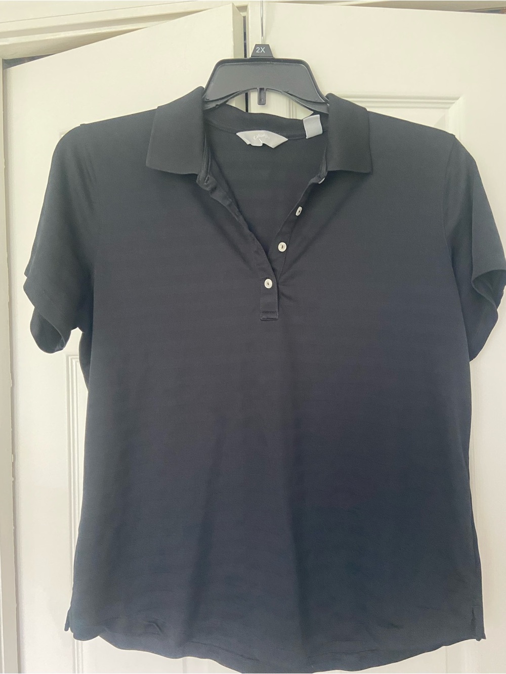 Callaway Black Women's Short-Sleeve Polo